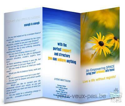 Creation of Visiting cards, Flyers, Banners, Postcards, Brochures, Invitation cards, Photo books