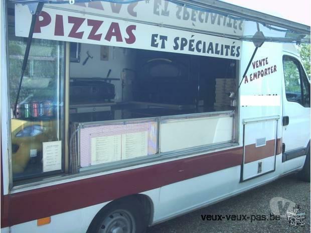 Camion pizza renault master 8 ch