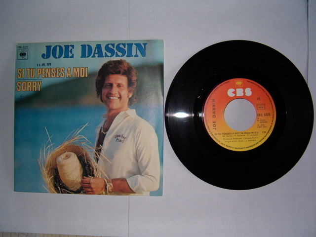 Disque vinyle 45 trs Joe Dassin