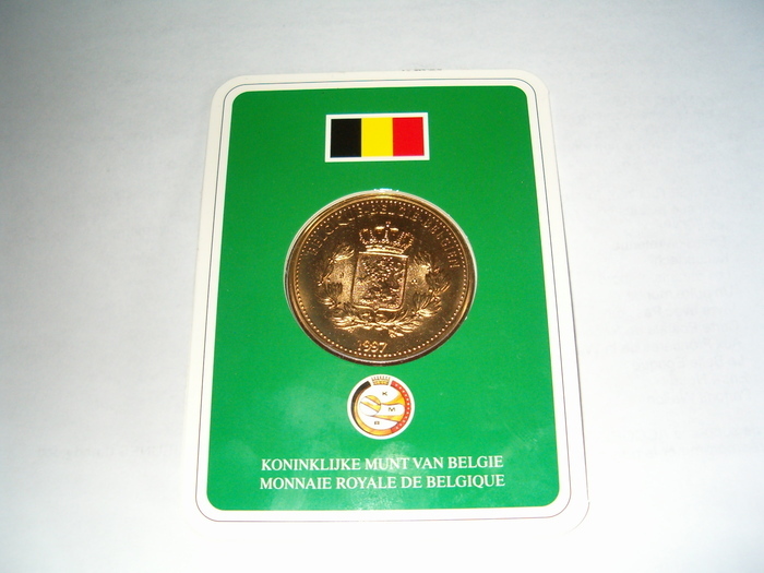 Médaille S.A.R. Le Prince Laurent 1997 (Français et Néerlandais) Monnaie Royale de Belgique