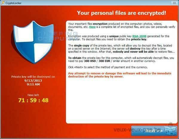 Que faire contre Ransomware, Malware, Spyware