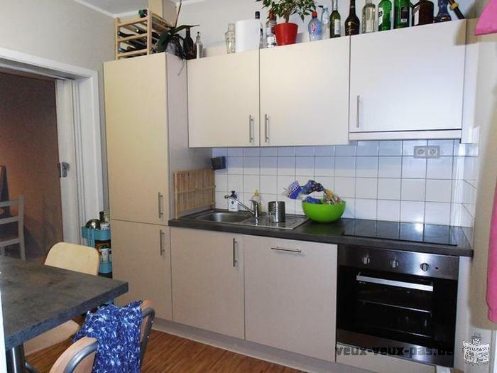 Sypathique 1 Chambre meublé avec cuisine 55m² en plein Liège