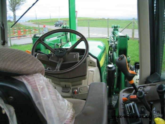 Tracteur John Deere 6820 Fourche Godets