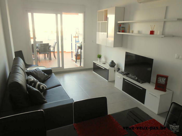 appartement 2 chambres à louer à Roldan (Murcia) avec piscines, proche de la mer, tout confort