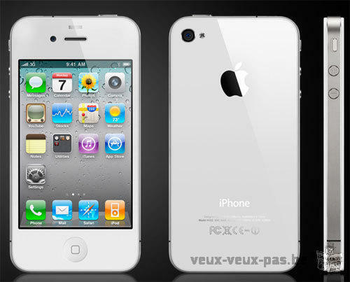 iPhone 4 32gb blanc belge garantie 1 an