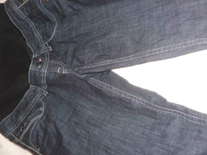 pantalon de grossesse en jeans ceinture noire taille 38 super agréable