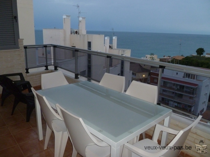 Prachtig penthouse/appartement zeezicht 5 p Calpe, Costa Blanca, Spanje.